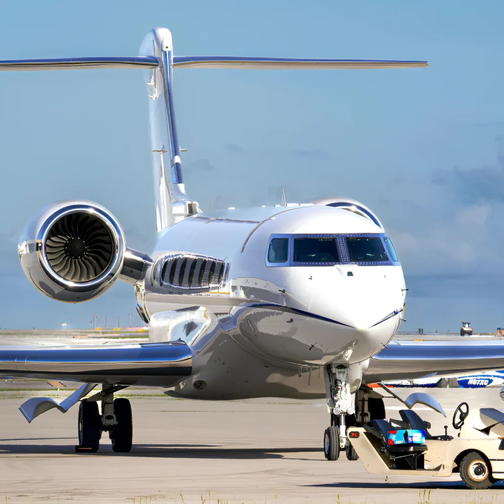 Image of a private jet.