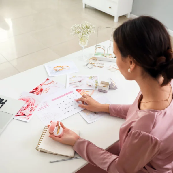 Image of a wedding planner.
